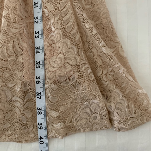 50s-60s Vintage Style Sleeveless Lace Swing Party Dress - Picture 10 of 12